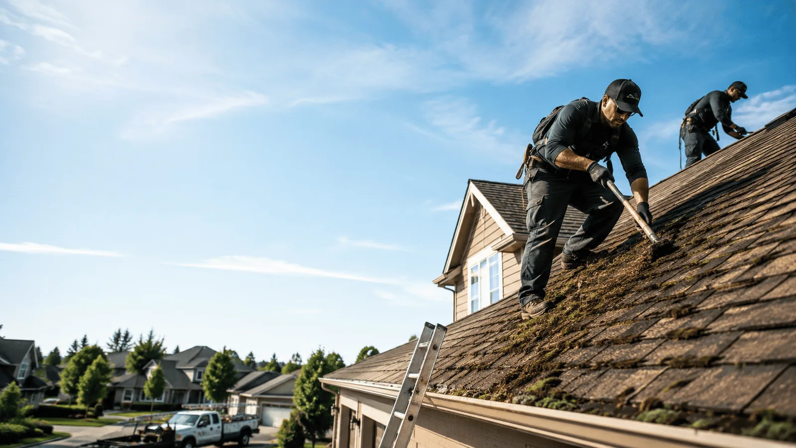 Roof Moss Removal in Wellington, CO near me